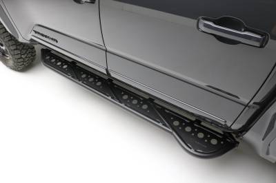 ZROADZ OFF ROAD PRODUCTS - 2024-2024 Toyota Tacoma Rock Sliders With Step Plates, TRAILX.R1 Series, Bolt-On/Weld-on, with Standard Angle - Part # Z749402 - Image 2