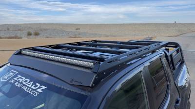 ZROADZ OFF ROAD PRODUCTS - 2024-2024 Toyota Tacoma Roof Rack With LED Diffuser, Includes (1) 40-Inch ZROADZ White Single Row LED Light Bar and Universal harness - Part # Z84961 - Image 5