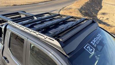 ZROADZ OFF ROAD PRODUCTS - 2024-2024 Toyota Tacoma Roof Rack With LED Diffuser, Includes (1) 40-Inch ZROADZ White Single Row LED Light Bar and Universal harness - Part # Z84961 - Image 6