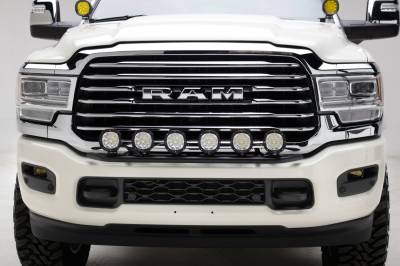 ZROADZ OFF ROAD PRODUCTS - 2019-2024 Ram 2500/3500 Front Bumper Top LED Mounting Kit, Includes (6) 4- inch ZROADAZ White LED Light Pods and Universal Harness - Part #  Z324531-KIT - Image 2