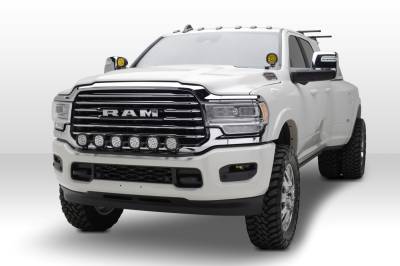 ZROADZ OFF ROAD PRODUCTS - 2019-2024 Ram 2500/3500 Front Bumper Top LED Mounting Kit, Includes (6) 4- inch ZROADAZ White LED Light Pods and Universal Harness - Part #  Z324531-KIT - Image 3