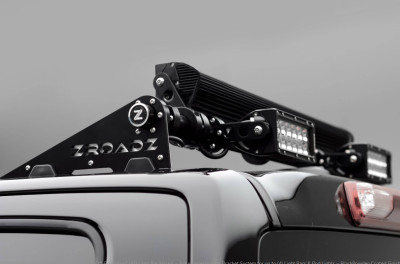 ZROADZ OFF ROAD PRODUCTS - Universal Off-Road Roof LED Light Bar Mount – Adjustable Modular Bracket System for up to (4) Light Bars & Pod Lights – Black Powder-Coated Finish – 55” Max Length – Patented Design - No LED Included - PN #Z350050 - Image 4