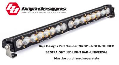 ZROADZ OFF ROAD PRODUCTS - 2024-2025 Tacoma LED Grille With Out LED, Used to mount (1) Baja Designs® S8 Series 20-inch Driving/Combo LED Light Bar- Grille Part # Z319420 - Build to order - 3 weeks lead time - Image 4